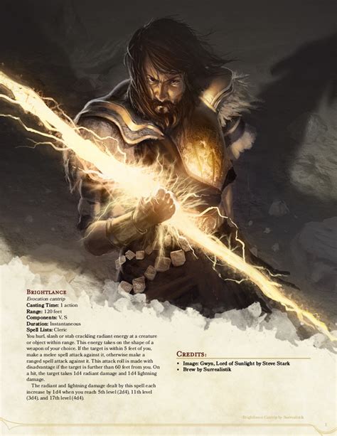 cleric cantrips 5e.